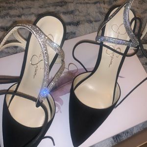 Jessica’s Simpson Black Pump Heels,  Women Size 8